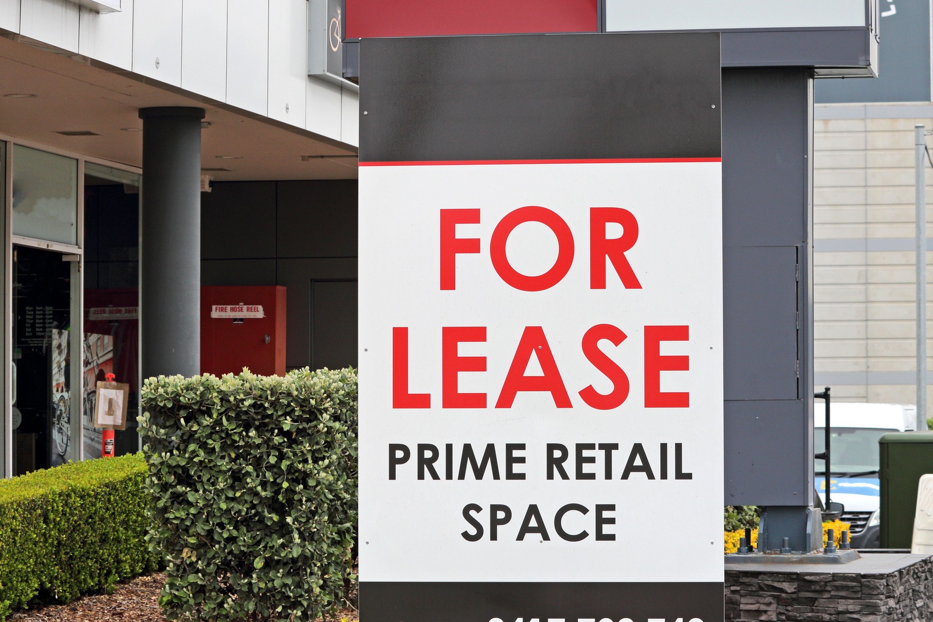 For lease sign